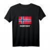 Norwegischer Flaggen Pullover Hoodie - Distressed Norway Design, Perfekt als Geschenk für Norwegen-Fans und Oslo-Reisende