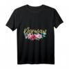 Blumen Norwegen T-Shirt mit Flagge – Perfektes Geschenk für Norwegen- und Skandinavien-Liebhaber zu Weihnachten & Geburtstag