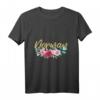 Blumen Norwegen T-Shirt mit Flagge – Perfektes Geschenk für Norwegen- und Skandinavien-Liebhaber zu Weihnachten & Geburtstag