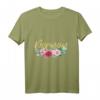 Blumen Norwegen T-Shirt mit Flagge – Perfektes Geschenk für Norwegen- und Skandinavien-Liebhaber zu Weihnachten & Geburtstag