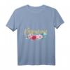 Blumen Norwegen T-Shirt mit Flagge – Perfektes Geschenk für Norwegen- und Skandinavien-Liebhaber zu Weihnachten & Geburtstag