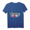 Blumen Norwegen T-Shirt mit Flagge – Perfektes Geschenk für Norwegen- und Skandinavien-Liebhaber zu Weihnachten & Geburtstag