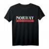Norwegen T-Shirt – Klassisch geschnitten mit doppelt genähtem Saum, perfekt für Norwegen-Fans und Naturliebhaber