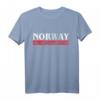 Norwegen T-Shirt – Klassisch geschnitten mit doppelt genähtem Saum, perfekt für Norwegen-Fans und Naturliebhaber