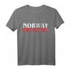 Norwegen T-Shirt – Klassisch geschnitten mit doppelt genähtem Saum, perfekt für Norwegen-Fans und Naturliebhaber