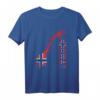 Norwegen T-Shirt mit Flagge – Skandinavien & Wikinger Geschenkidee für Urlaub, Norwegen-Fans & Angler