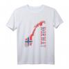 Norwegen T-Shirt mit Flagge – Skandinavien & Wikinger Geschenkidee für Urlaub, Norwegen-Fans & Angler