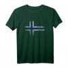 Norwegische Flagge Norwegen Norge Norway T-Shirt - Klassisch geschnitten, doppelt genähter Saum