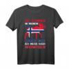 Die Stimmen in meinem Kopf sagen mir ich muss nach Norwegen T-Shirt – Perfekt für Angler, Naturfreunde und Norwegen-Urlauber
