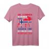 Die Stimmen in meinem Kopf sagen mir ich muss nach Norwegen T-Shirt – Perfekt für Angler, Naturfreunde und Norwegen-Urlauber