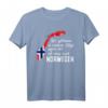 Lustiges Norwegen-Fan T-Shirt – Zeige deine Liebe zu Norwegen mit skandinavischem Design für Urlauber & Reisebegeisterte