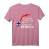 Lustiges Norwegen-Fan T-Shirt – Zeige deine Liebe zu Norwegen mit skandinavischem Design für Urlauber & Reisebegeisterte