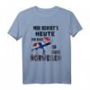 Ich haue ab nach Norwegen T-Shirt - Lustiges Urlaubsspruch T-Shirt für Reiseliebhaber, Auswanderer & Geburtstagsgeschenke