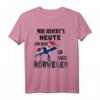 Ich haue ab nach Norwegen T-Shirt - Lustiges Urlaubsspruch T-Shirt für Reiseliebhaber, Auswanderer & Geburtstagsgeschenke