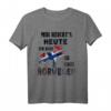 Ich haue ab nach Norwegen T-Shirt - Lustiges Urlaubsspruch T-Shirt für Reiseliebhaber, Auswanderer & Geburtstagsgeschenke