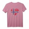 Norwegen Norwegische Flagge T-Shirt – Perfektes Souvenir und Geschenk für Norwegen-Urlauber und Fans