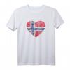 Norwegen Norwegische Flagge T-Shirt – Perfektes Souvenir und Geschenk für Norwegen-Urlauber und Fans