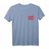 Norwegen Flagge T-Shirt für Damen und Herren – Skandinavisches Design zum Supporten der Nationalmannschaft & als Geschenk