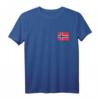 Norwegen Flagge T-Shirt für Damen und Herren – Skandinavisches Design zum Supporten der Nationalmannschaft & als Geschenk
