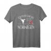 Ich muss gar nix - ich muss nur nach Norwegen T-Shirt für Norwegen- und Elch-Liebhaber, perfekt für Urlaub & Skandinavien-Fans