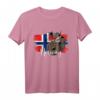 Norwegen T-Shirt mit Flagge und Karte - Lustiges Vintage Norwegen Shirt für Herren, Damen und Kinder zum 17. Mai & Norwegen-Patriotik