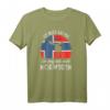 Ich muss gar nix. Ich muss nur nach Norwegen. T-Shirt – Skandinavien Fan Design mit Elch und norwegischer Flagge