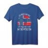 Ich muss gar nix. Ich muss nur nach Norwegen. T-Shirt – Skandinavien Fan Design mit Elch und norwegischer Flagge
