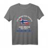 Ich Muss Gar Nichts - Ich Muss Nur Nach Norwegen Reise T-Shirt für Norwegen-Urlauber, Naturfreunde und Skandinavien-Fans