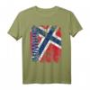 NORWEGEN Flagge T-Shirt für Damen, Herren & Kinder – Klassisch geschnitten mit doppeltem Saum
