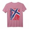NORWEGEN Flagge T-Shirt für Damen, Herren & Kinder – Klassisch geschnitten mit doppeltem Saum