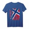 NORWEGEN Flagge T-Shirt für Damen, Herren & Kinder – Klassisch geschnitten mit doppeltem Saum