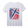 NORWEGEN Flagge T-Shirt für Damen, Herren & Kinder – Klassisch geschnitten mit doppeltem Saum