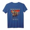 Elch Norwegen Flagge 2023 Skandinavien Souvenir T-Shirt – Perfekt für Norwegen-Urlaub, Naturerlebnisse & Skandinavien-Fans