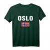 Oslo T-Shirt mit Norwegischer Flagge - Perfektes Geschenk für Norwegen-Fans und Reiseerinnerungen