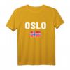 Oslo T-Shirt mit Norwegischer Flagge - Perfektes Geschenk für Norwegen-Fans und Reiseerinnerungen