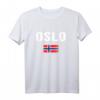Oslo T-Shirt mit Norwegischer Flagge - Perfektes Geschenk für Norwegen-Fans und Reiseerinnerungen