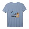 Damen Lustiges Fjord Pferd T-Shirt mit V-Ausschnitt - Originelles Statement für Reiter, Pferdeliebhaber und Kinder