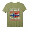 Herren Reichet Mir Die Rute Der König Will Nach Norwegen Heilbutt T-Shirt – Perfektes Angelgeschenk für Norwegen- und Hochseeangler