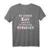 Stimmen in meinem Kopf Norwegen T-Shirt – Lustiges Geschenk für Norwegen Fans & Reiseliebhaber