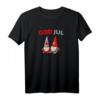 God Jul Merry Christmas T-Shirt in Schwedisch & Norwegisch - Skandinavisches Weihnachtsdesign mit Zwergen, Perfekt als Geschenk für Schweden und Norweger