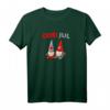 God Jul Merry Christmas T-Shirt in Schwedisch & Norwegisch - Skandinavisches Weihnachtsdesign mit Zwergen, Perfekt als Geschenk für Schweden und Norweger