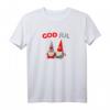 God Jul Merry Christmas T-Shirt in Schwedisch & Norwegisch - Skandinavisches Weihnachtsdesign mit Zwergen, Perfekt als Geschenk für Schweden und Norweger