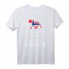 Ich Muss Gar Nix Ich Muss Nur Nach Norwegen T-Shirt – Norwegen Motiv mit Elch und Flagge für Urlauber und Angler