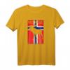 Norwegen Elch Fjord T-Shirt - Perfektes Geschenk für Natur- und Fjordliebhaber, Reisen, Berge & Wikinger-Design