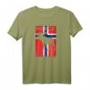 Norwegen Elch Fjord T-Shirt - Perfektes Geschenk für Natur- und Fjordliebhaber, Reisen, Berge & Wikinger-Design