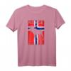 Norwegen Elch Fjord T-Shirt - Perfektes Geschenk für Natur- und Fjordliebhaber, Reisen, Berge & Wikinger-Design
