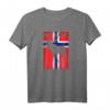 Norwegen Elch Fjord T-Shirt - Perfektes Geschenk für Natur- und Fjordliebhaber, Reisen, Berge & Wikinger-Design