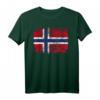 NORWEGEN Flagge T-Shirt für Damen, Herren & Kinder – Klassisch geschnitten, doppelt genähter Saum, ideales Fan- und Reisesouvenir
