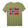 NORWEGEN Flagge T-Shirt für Damen, Herren & Kinder – Klassisch geschnitten, doppelt genähter Saum, ideales Fan- und Reisesouvenir