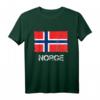 Norwegen Flagge T-Shirt im Used Look - Geschenkidee für Norwegen-Liebhaber, Fans und Reiseliebhaber zu Weihnachten, Geburtstag oder Jubiläum